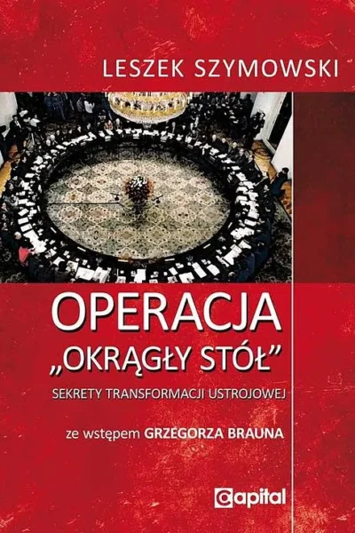Operacja Okrągły Stół - książka Leszka Szymowskiego z autografem autora
